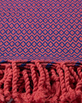 Hamamtuch Samos Fuchsia Blau