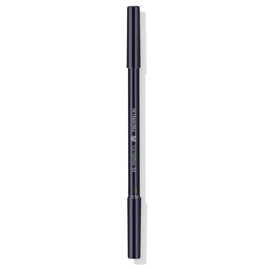 Dr. Hauschka Eye Definer 01 Schwarz – dunkelvioletter Stift, glatter Deckel, weißer Hintergrund – Augen-Make-up