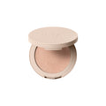 ILIA Lightshift Cream Highlighter im beigen Tiegel auf weißem Hintergrund, Make-up Highlighter