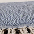 Hamamtuch Diamant Blau