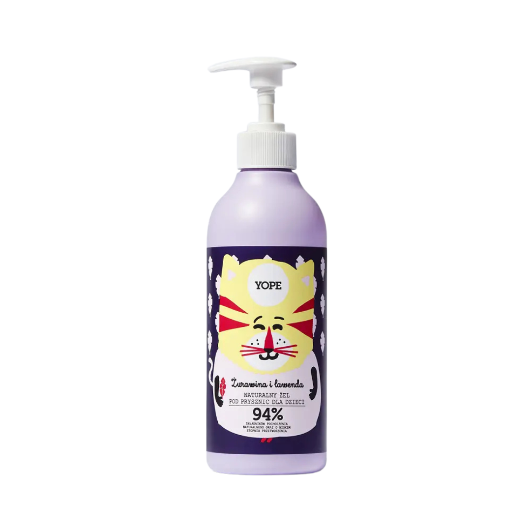 Natural Shower Gel for Kids Cranberry & Lavender