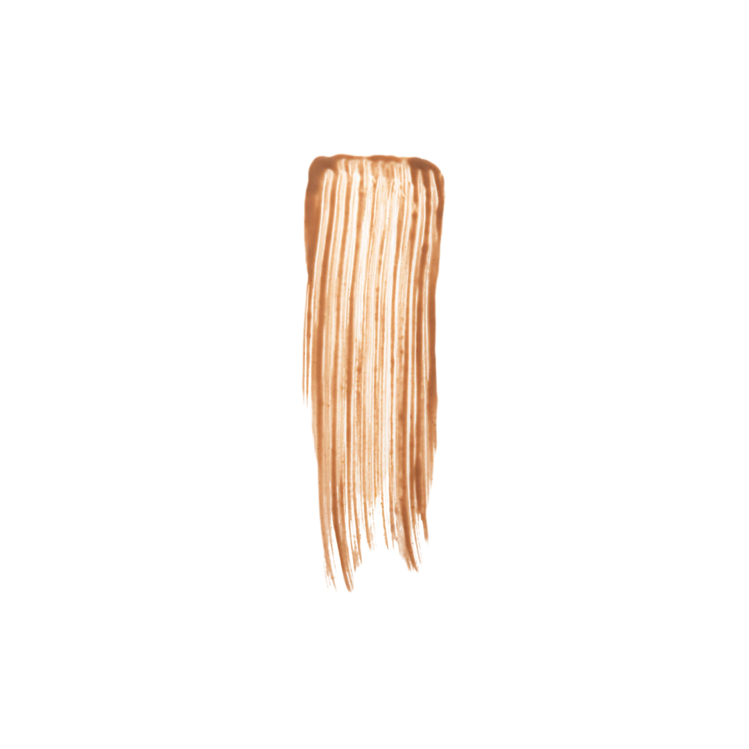 Feather Touch Brow Gel Blonde – blondes Augenbrauengel-Swatch auf weißem Hintergrund – Augenbrauenstyling