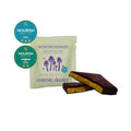 Cosmic Dealer Nut Butter Chocolate – pistachio & lion's mane, vegan chocolate bar in pouch, white background – snack