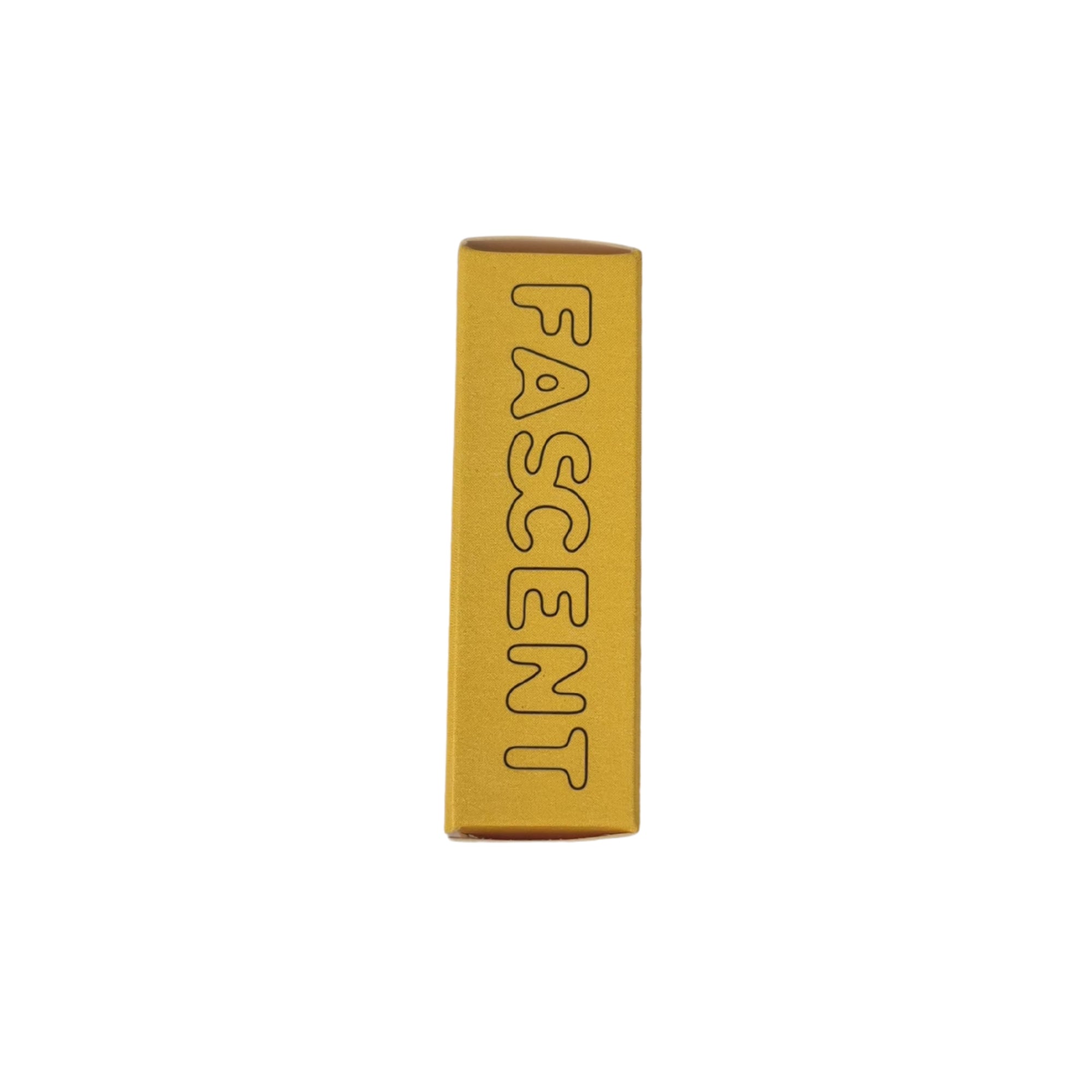 FASCENT L'eau D'or Dort Eau de Parfum – goldene Tube 2ml, weißer Hintergrund – Parfüm