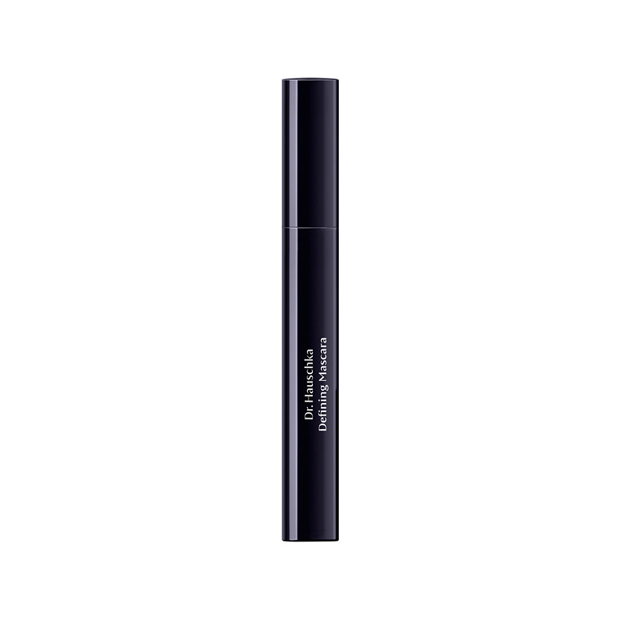 Dr. Hauschka Defining Mascara 02 Braun – schwarzer Tube, weißer Hintergrund – Wimpernmake-up