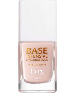 Kure Bazaar Base Intensive Hyaluronique – rosafarbene Flasche mit weißem Deckel, weißer Hintergrund – Hautpflege