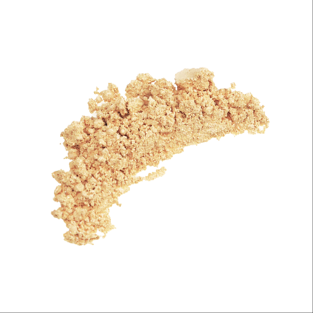 Mineral Foundation Porcelain SPF 25 – cremige Textur, hellbeige Farbe auf weißem Hintergrund – Make-up