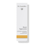 Dr. Hauschka Rosen Tagescreme – weiße Kartonverpackung mit goldener Linie, weißer Hintergrund – Hautpflege