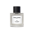Frau Tonis N°11 Si Tu Savais Eau de Parfum – klares Glasflakon, schwarzer Deckel, weißer Hintergrund – Parfüm