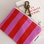 Porte-monnaie Marie Stripes Orchid/red