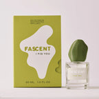 Fascent I Fig You Eau de Parfum – 30ml glass bottle with green cap, olive green box, white background – perfume