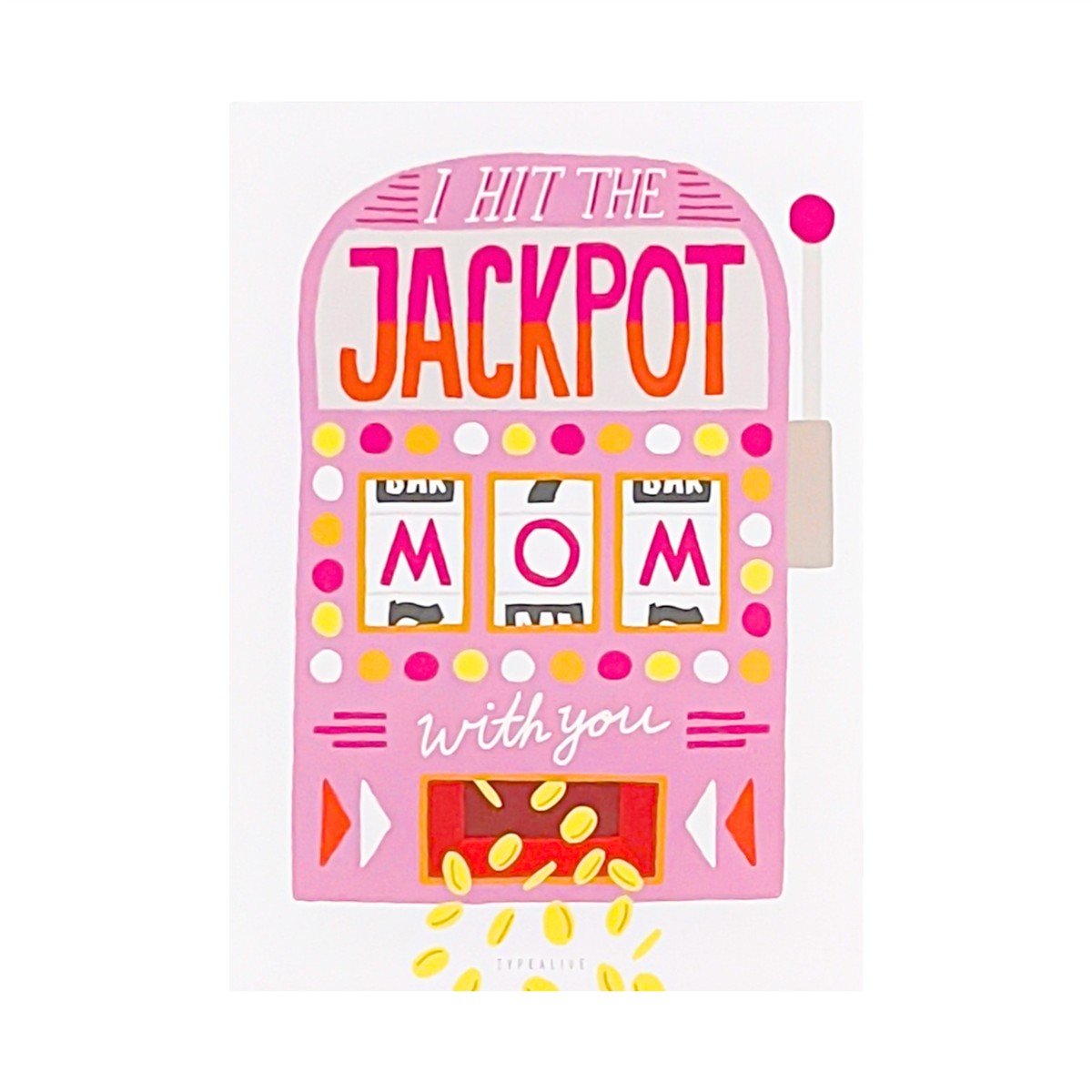 Postkarte Jackpot Mom