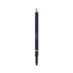 Dr. Hauschka Augenbrauenstift – dunkelblauer Stift mit Bürste, weißer Hintergrund – Augenbrauenstyling