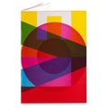 Pressink Notizbuch Love – colorful geometric design, white background – notebooks