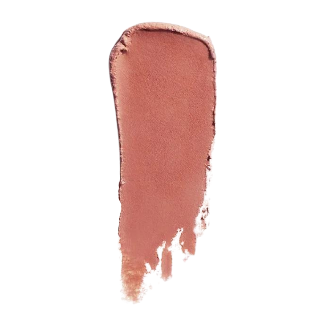 Lip Stick Thoughtful Nude Refill – nudebrauner Lippenstift-Swatches auf weißem Hintergrund – Lippenpflege