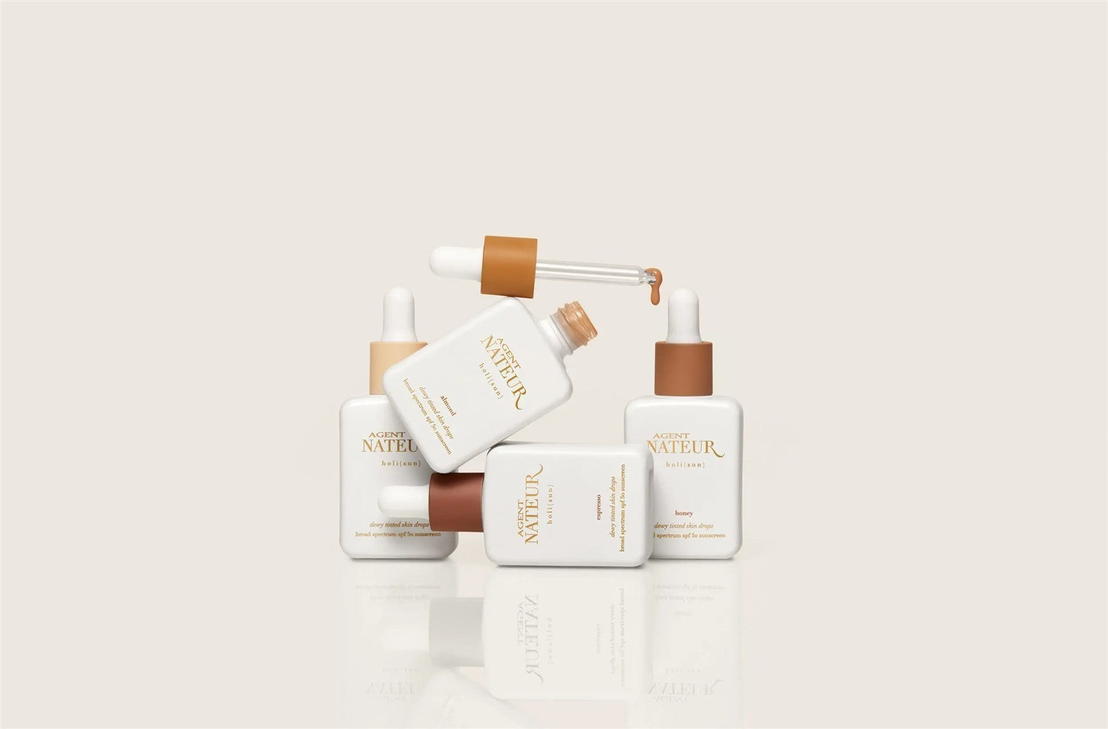 Holi(sun) Dewy Tinted Skin Drops Spf50