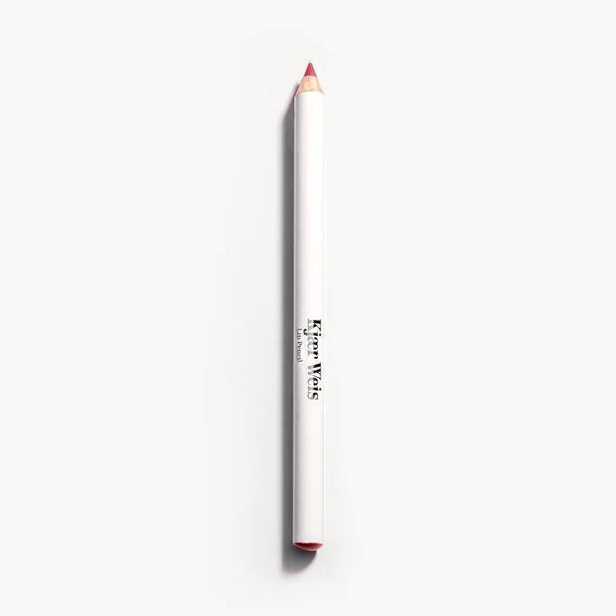 Kjaer Weis Lip Pencil Faded – weißer Stift, rosafarbene Spitze, weißer Hintergrund – Lippenkontur