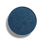 Eye Shadow Blue Wonder Refill – blauer Lidschatten in runder Metallverpackung, weißer Hintergrund – Augenmakeup