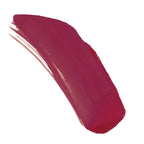 Lipstick Wow – burgunderroter Lippenstift-Swatch auf weißem Hintergrund – Make-up