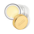 Le Rouge Français Le Baume Multi-usage – silberner Tiegel mit goldfarbenem Deckel, weißer Hintergrund – Hautpflege