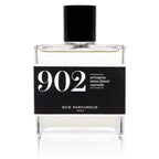 902 Armagnac Parfüm – klares Glasflakon 100ml, schwarzer Deckel, weißer Hintergrund – Parfum