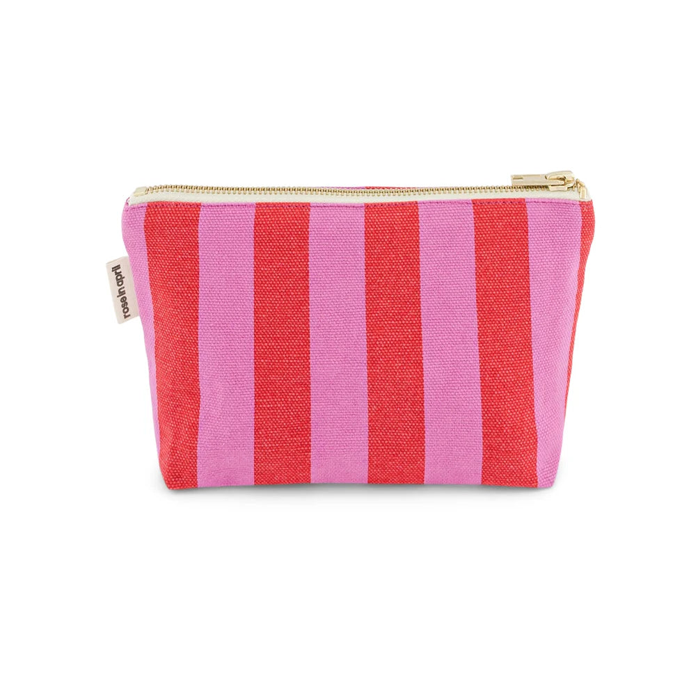 Sofia Pouch Stripes Orchid/tomato