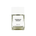 German Angst Parfum – klares Glasflakon 50ml, weißer Deckel, weißer Hintergrund – Parfüm