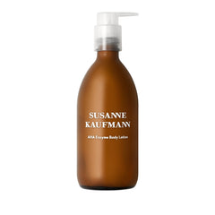 Susanne Kaufmann AHA Enzyme Body Lotion in a pump bottle on a white background, skin care