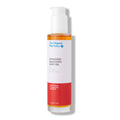 The Organic Pharmacy Advanced Bakuchiol Body Oil in einer Flasche mit Pumpe auf weißem Grund, Körperpflege