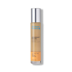 The Organic Pharmacy Antioxidant Face Gel in einer Flasche mit Silberdeckel auf weißem Grund, Hautpflege.