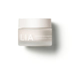 ILIA Barrier Build Skin Protectant Cream in a white jar with a white lid on a white background, skin care