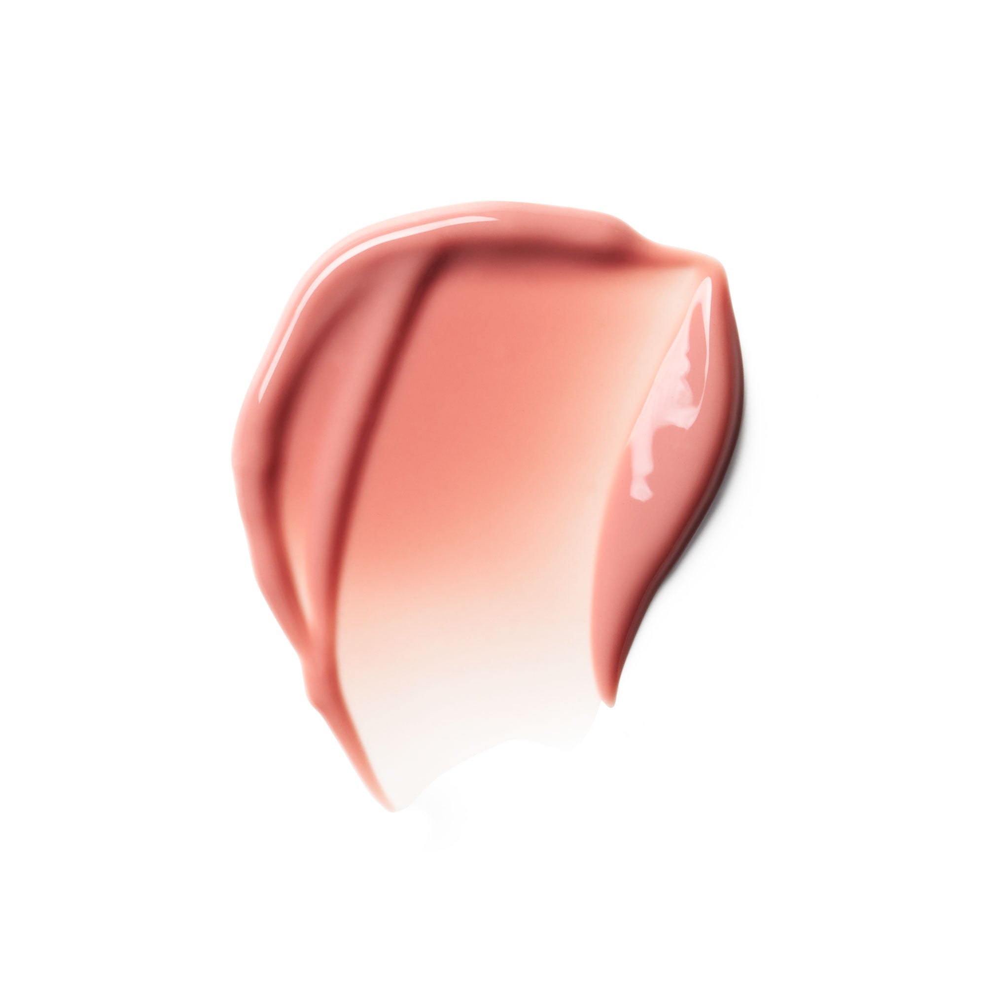 Overglaze Hydrating Lip Gloss pflegender Lipgloss-Swatch in Rosé auf weißem Hintergrund, Lippenpflege