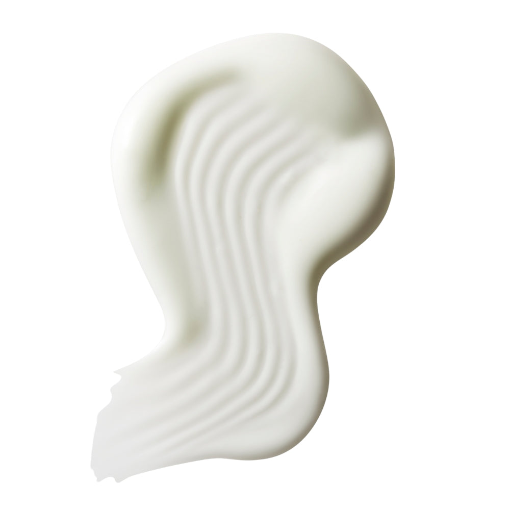 Texture of Ectoin Barrier Repair Moisturiser Spf 50, white cream on white background, skin care