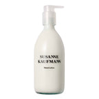 Susanne Kaufmann Hand Lotion bottle with white pump dispenser on white background, skin care
