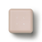 ILIA Precision Dual Sharpener in a beige square case against a white background. Makeup accessory.