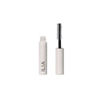 ILIA Limitless Lash Mascara in einer hellbeigen Tube mit Bürste vor weißem Hintergrund, Wimperntusche