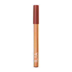 ILIA Lip Sketch Hydrating Crayon in a brown tube with cap on a white background, lip care.