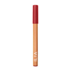 ILIA Lip Sketch Hydrating Crayon, wooden pencil with red cap on white background, lip care