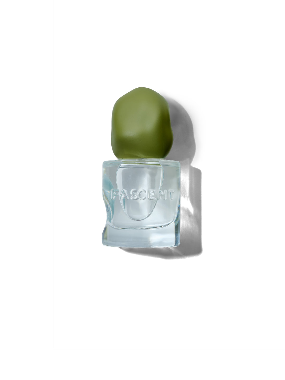 I Fig You Eau de Parfum, Flakon aus Glas mit olivgrünem Verschluss.