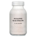 Susanne Kaufmann St. John's Wort Bath in a clear glass jar with white screw cap, body care