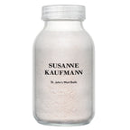 Susanne Kaufmann St. John's Wort Bath in a clear glass jar with white screw cap, body care