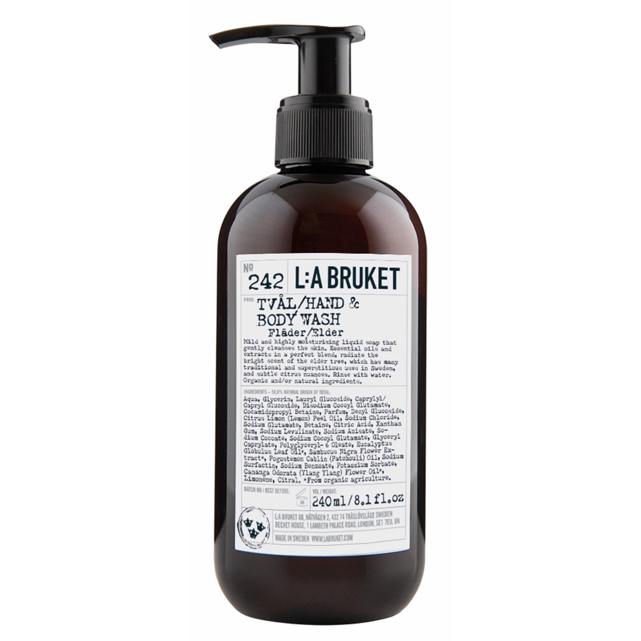 No. 242 Hand & Body Wash Fläder/elder