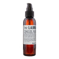 L:A Bruket No. 252 Curative Body Oil, braune 120ml Flasche mit schwarzer Pumpe auf weißem Grund, Körperpflege