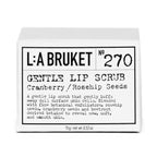 L:A Bruket No. 270 Gentle Lip Scrub in weißer Kartonverpackung, 15g, vor weißem Hintergrund, Lippenpflege