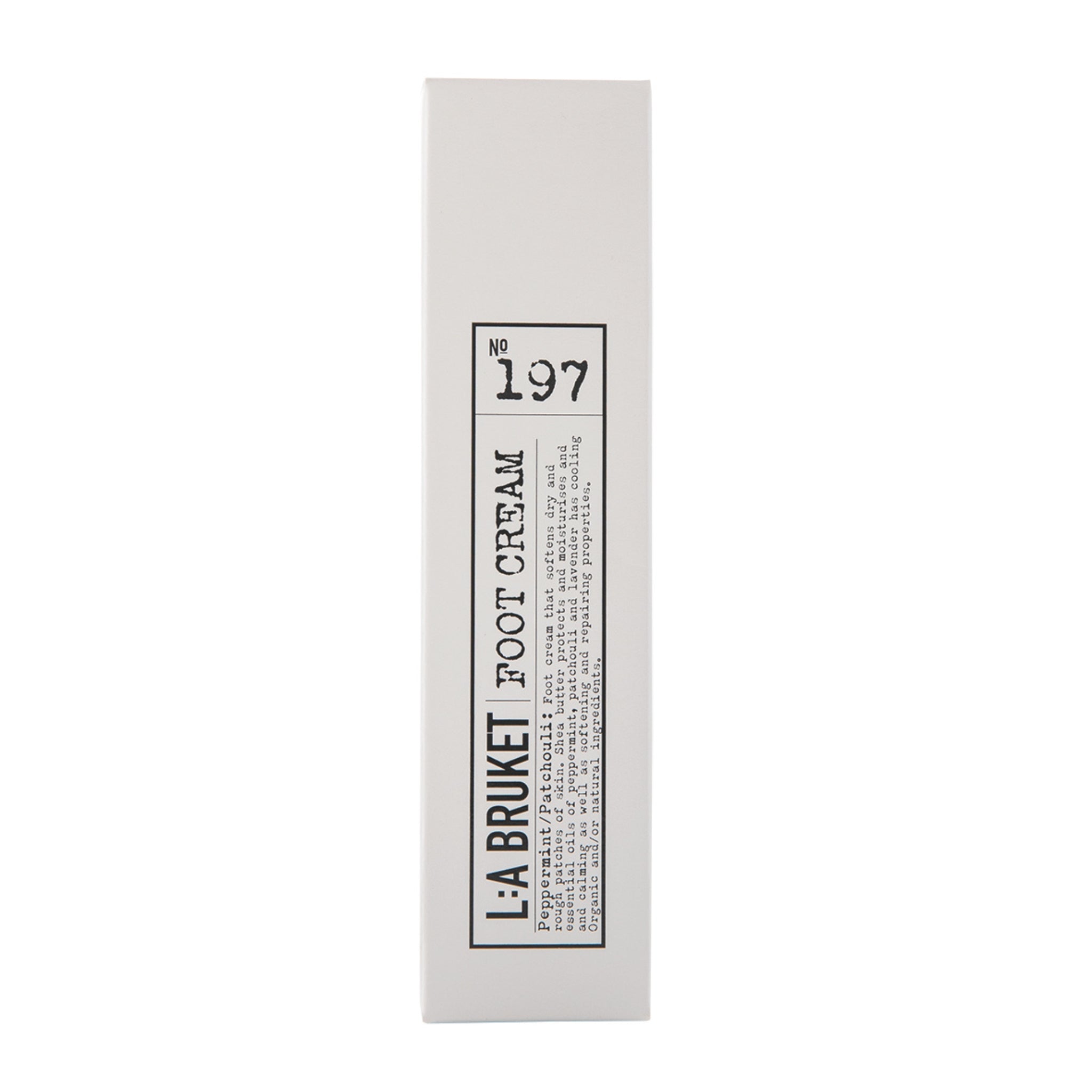 No. 197 Foot Cream Peppermint/patchouli