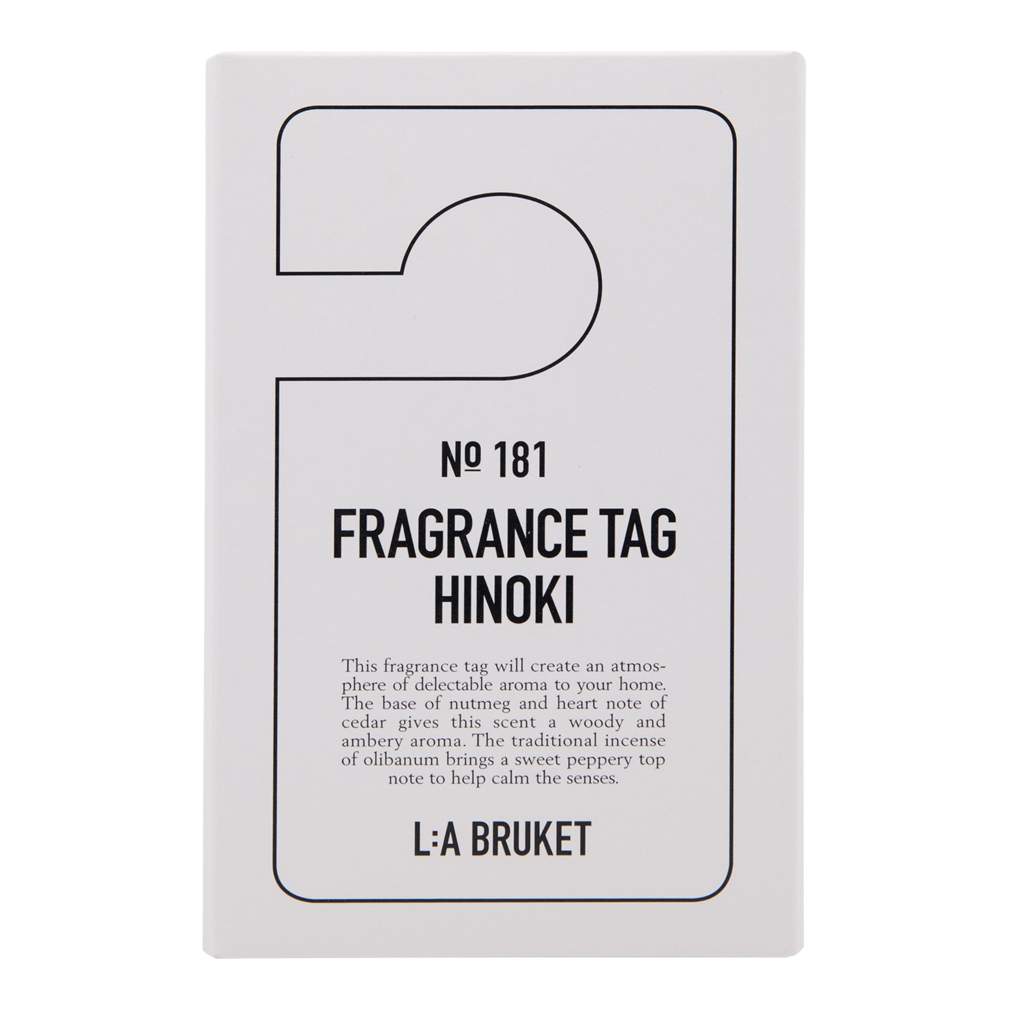 No. 181 Fragrance Tag Hinoki