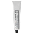 L:A Bruket No. 159 Handcréme Citrongräs in weißer Tube mit schwarzem Schraubverschluss auf weißem Grund, Hautpflege