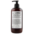 L:A Bruket No. 112 Conditioner Lemongrass, brown 450ml bottle with black pump on white background, hair care