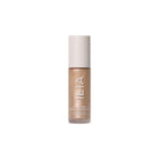 ILIA Liquid Light Serum Highlighter in a gold with a beige cap on a white background, skin care