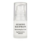 Susanne Kaufmann Rejuvenating Eye Cream in a bottle with pump dispenser on white background, skin care